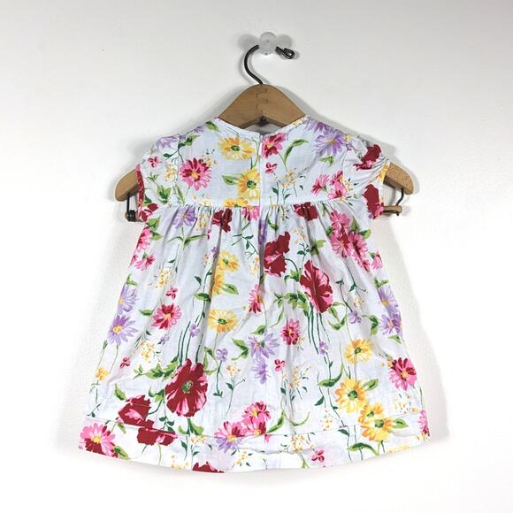 Vintage Tommy Hilfiger Dress Baby Girls Size 3-6m Floral Wildflower - Picture 5 of 6